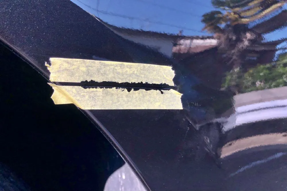 タッチアップペンで塗装