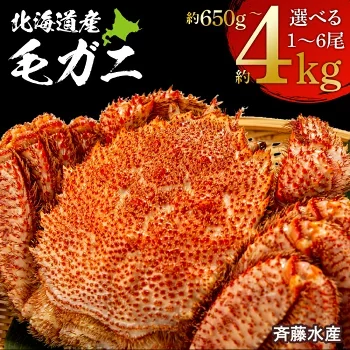 北海道産 冷凍毛がに