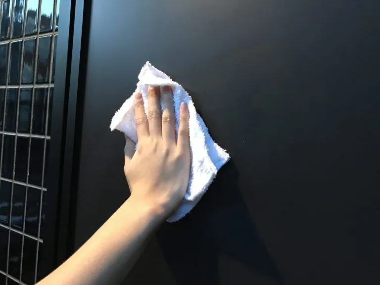 玄関掃除