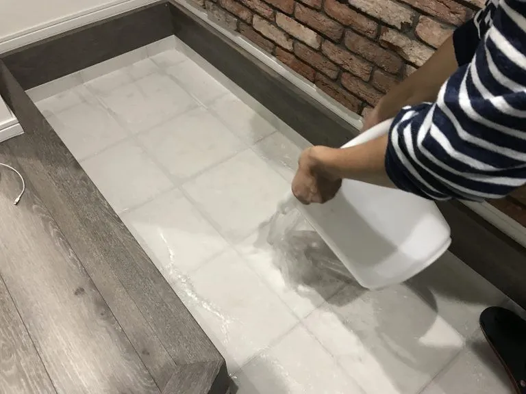 玄関掃除