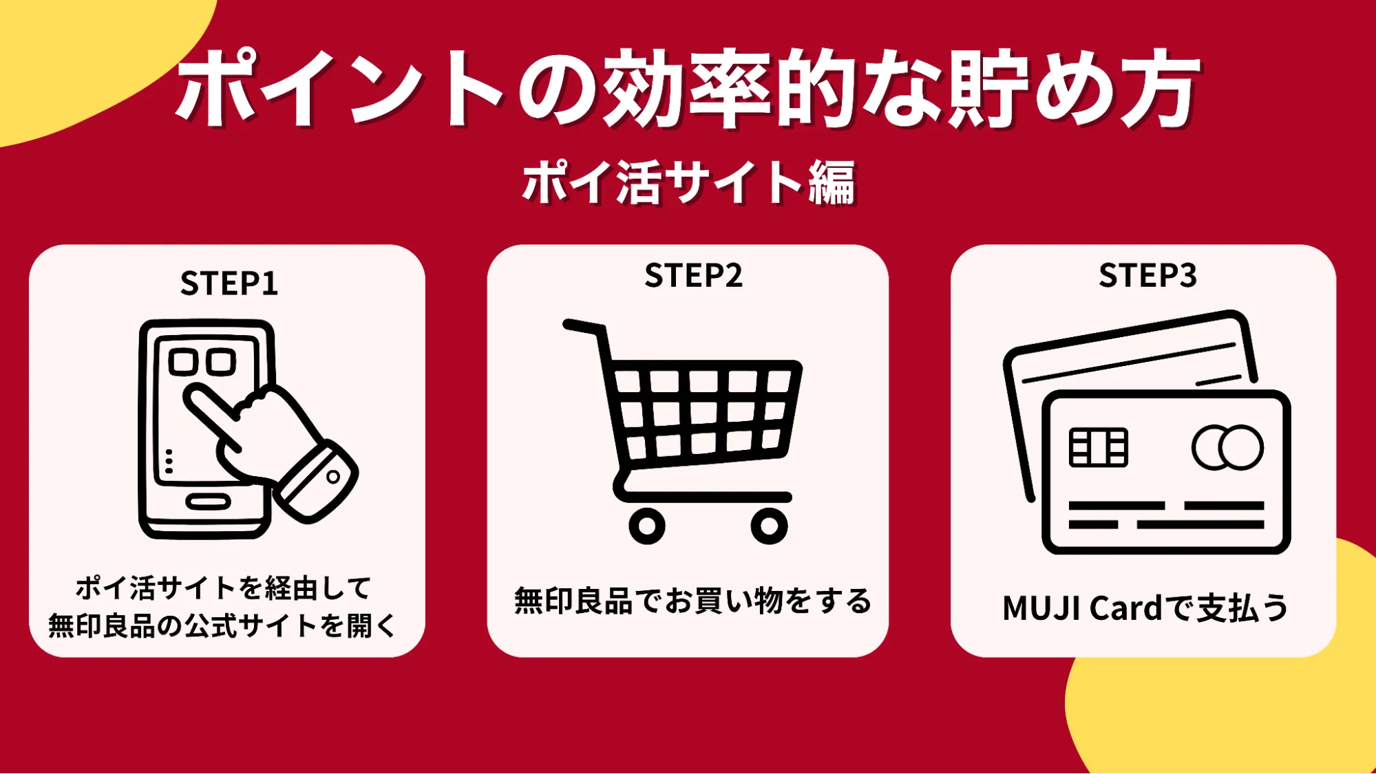 無印良品ポイント貯め方