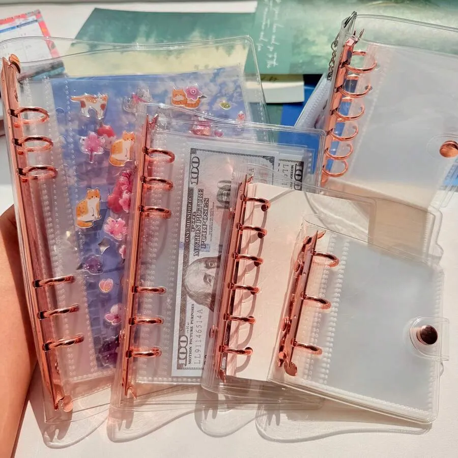 A5/A6/A7/A8 ポータブル トランスペアレント リーフバインダー