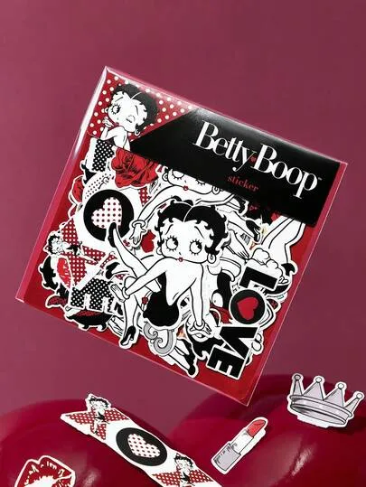Betty Boop x SHEIN かわいいカートゥーンステッカーパック