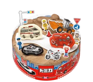 トミカアイスクリームケーキの画像