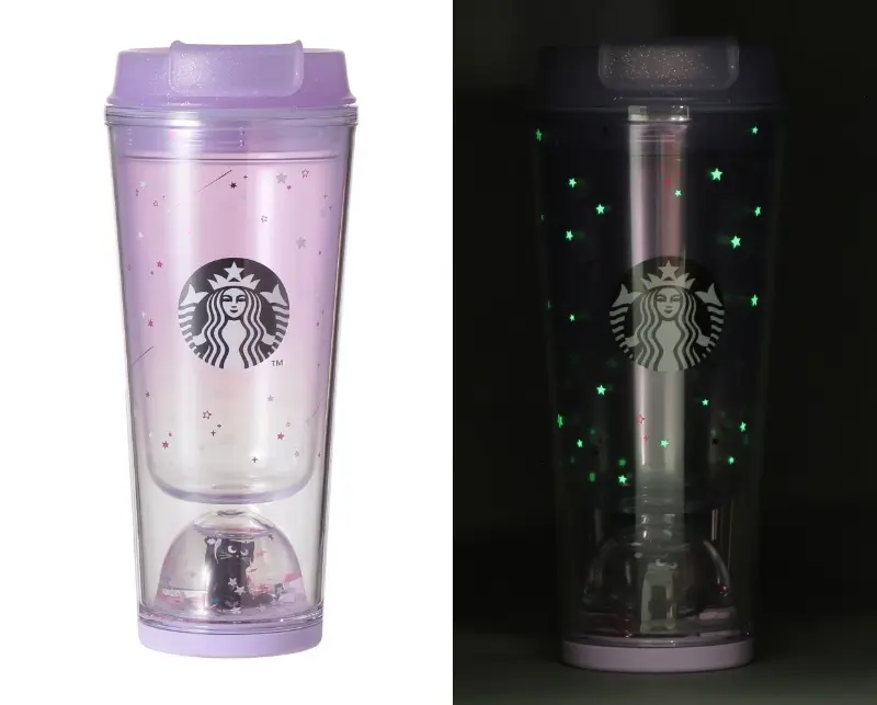 ハロウィン2026スノードームタンブラーキャットグローインザダーク355ml