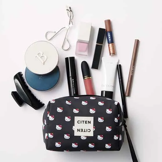 CITEN × Hello Kitty ストラップ付きふんわりポーチの全体画像