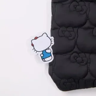 CITEN × Hello Kitty ふわふわキルティングトートのキティちゃんのタグの画像