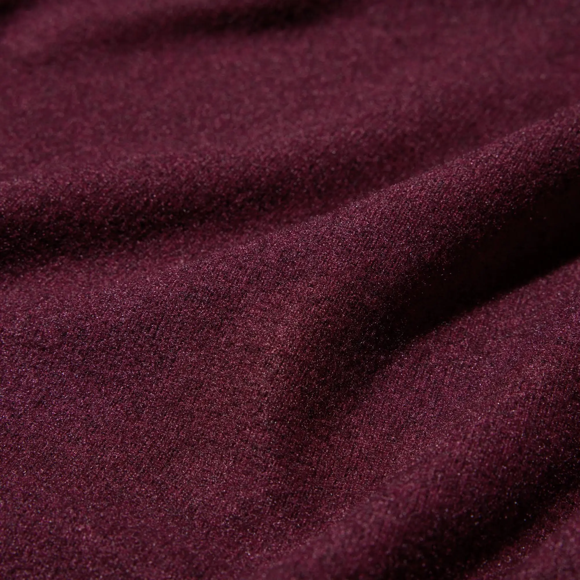 ユニクロソフトニットフリースモックネックT生地感