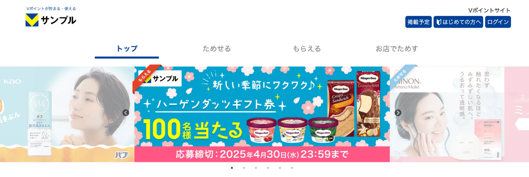 Vサンプル