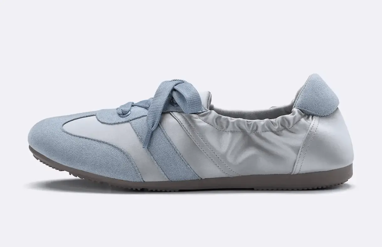 GUギャザーバレエスニーカーブルー