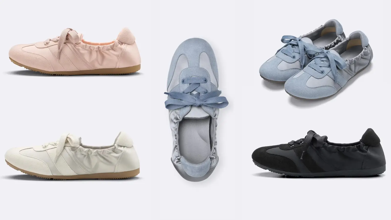 GUギャザーバレエスニーカー