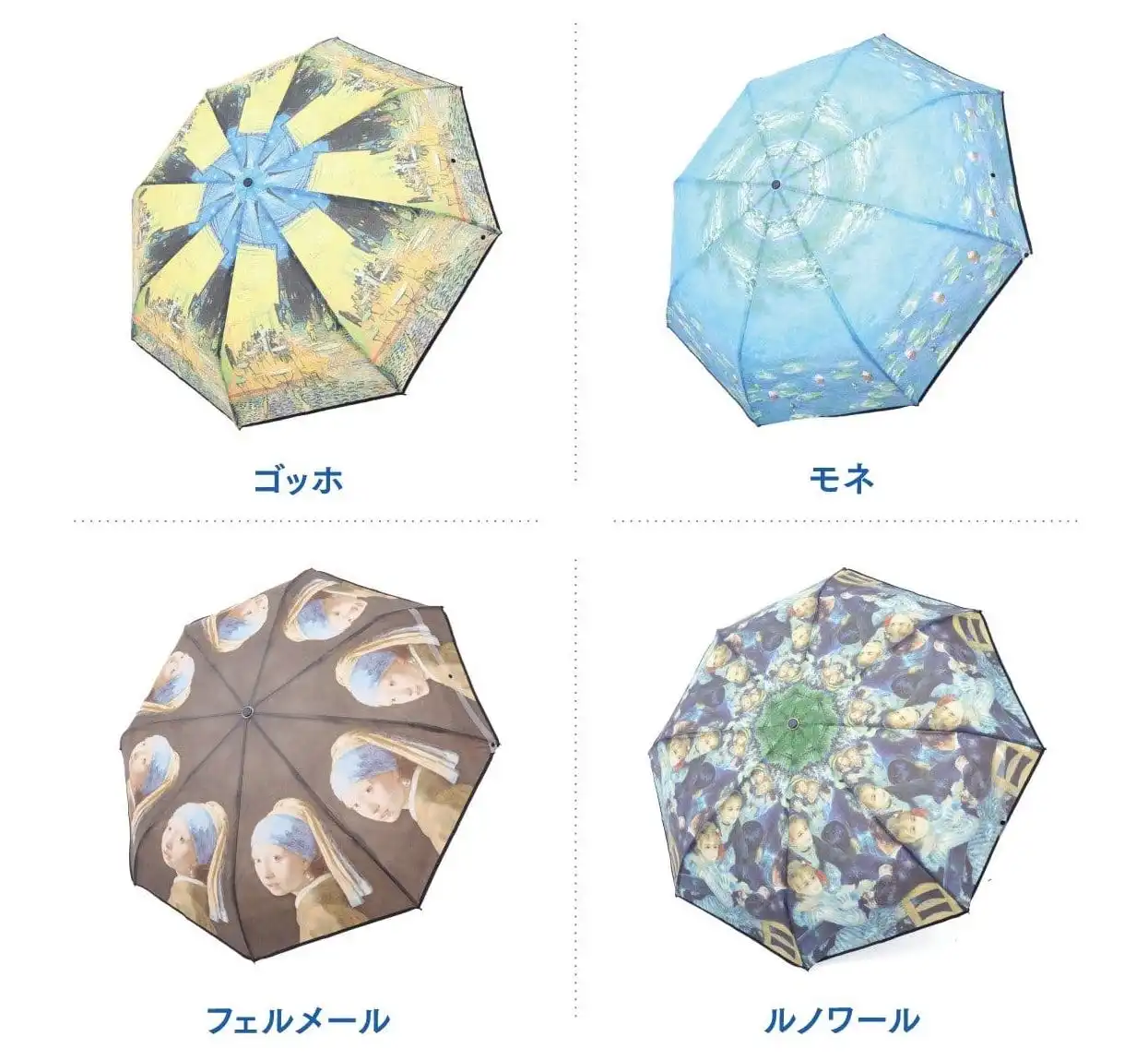 スリコ名画プリントビニール傘