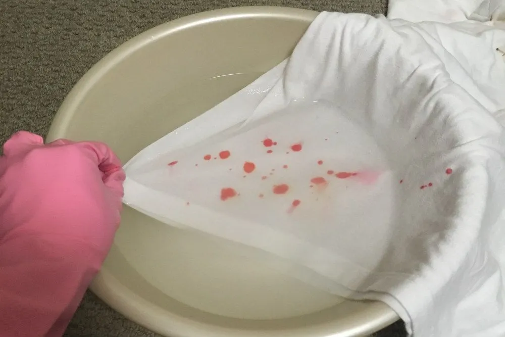 衣類の血液の落とし方
