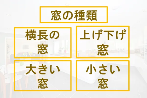 キッチンの窓例