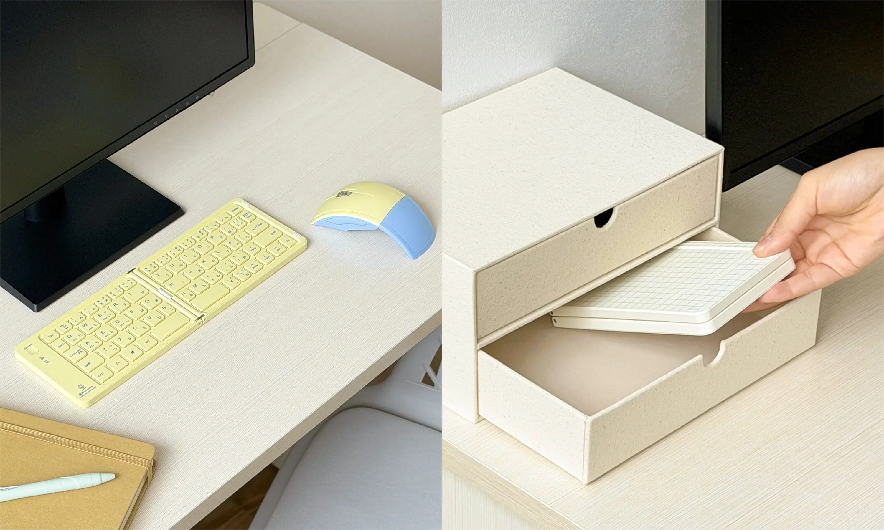 コンパクト折りたたみキーボード