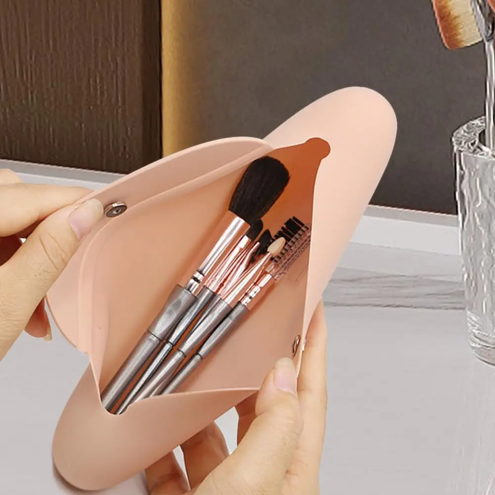 シリコンメイクアップブラシホルダー