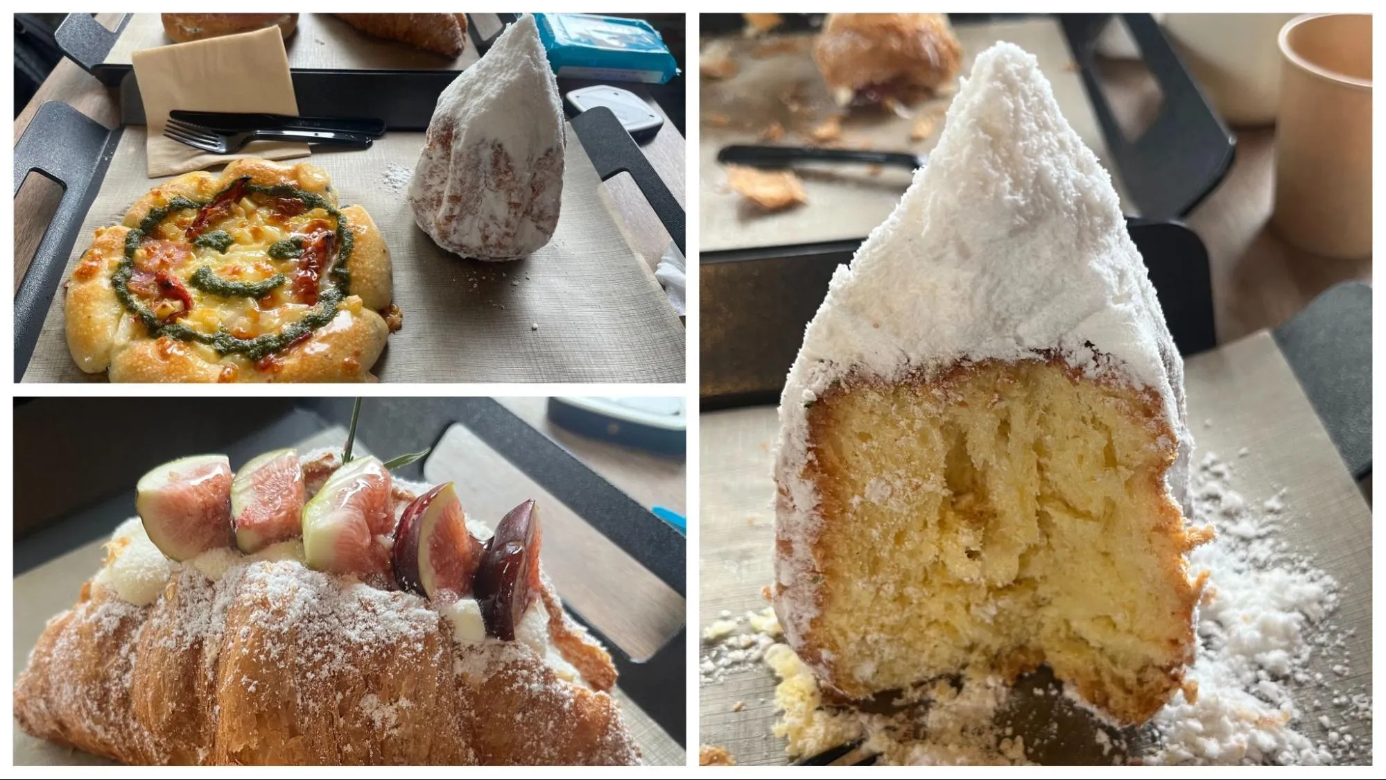 cafe ONIONの雪山パン