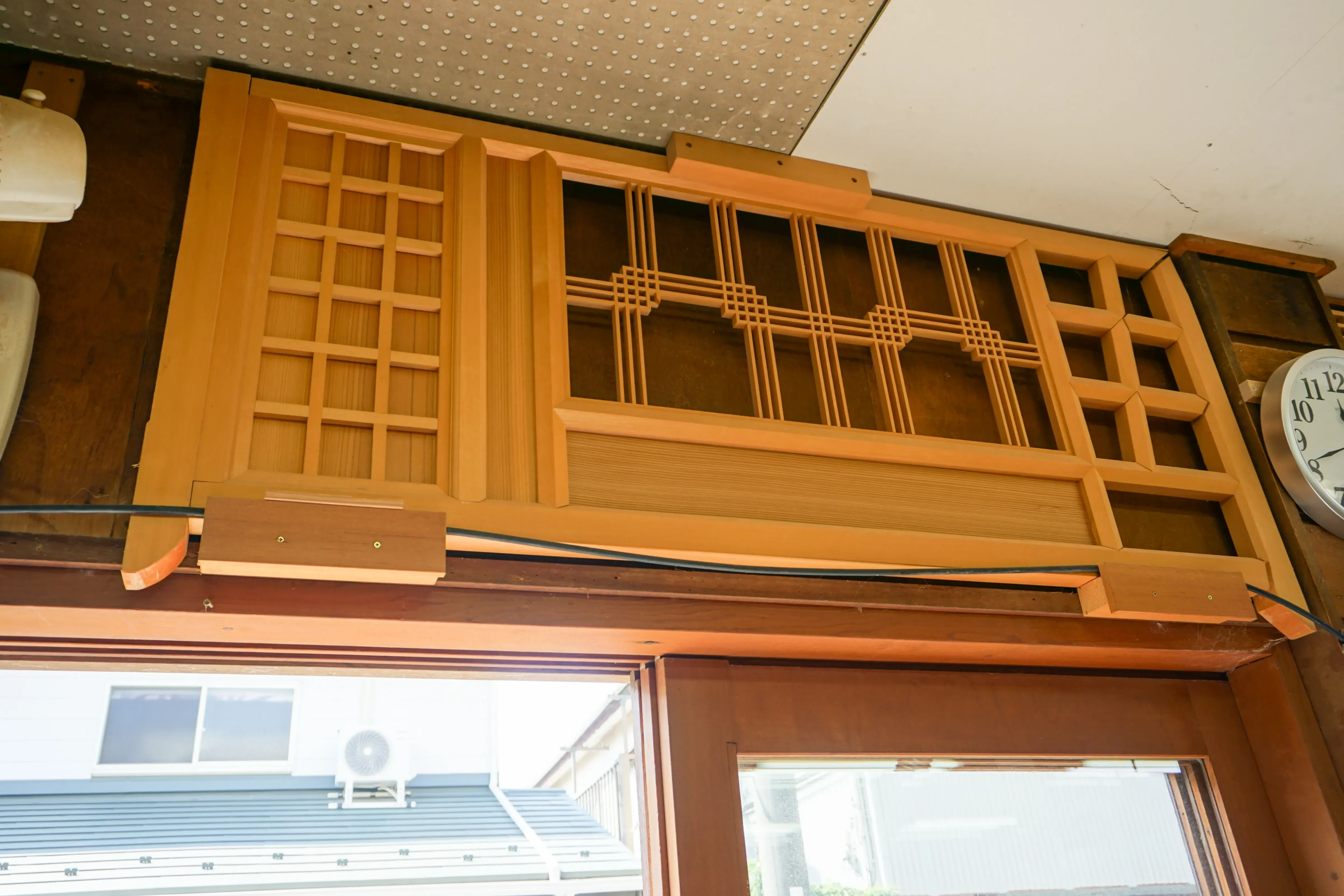 野口建具店に飾られた建具