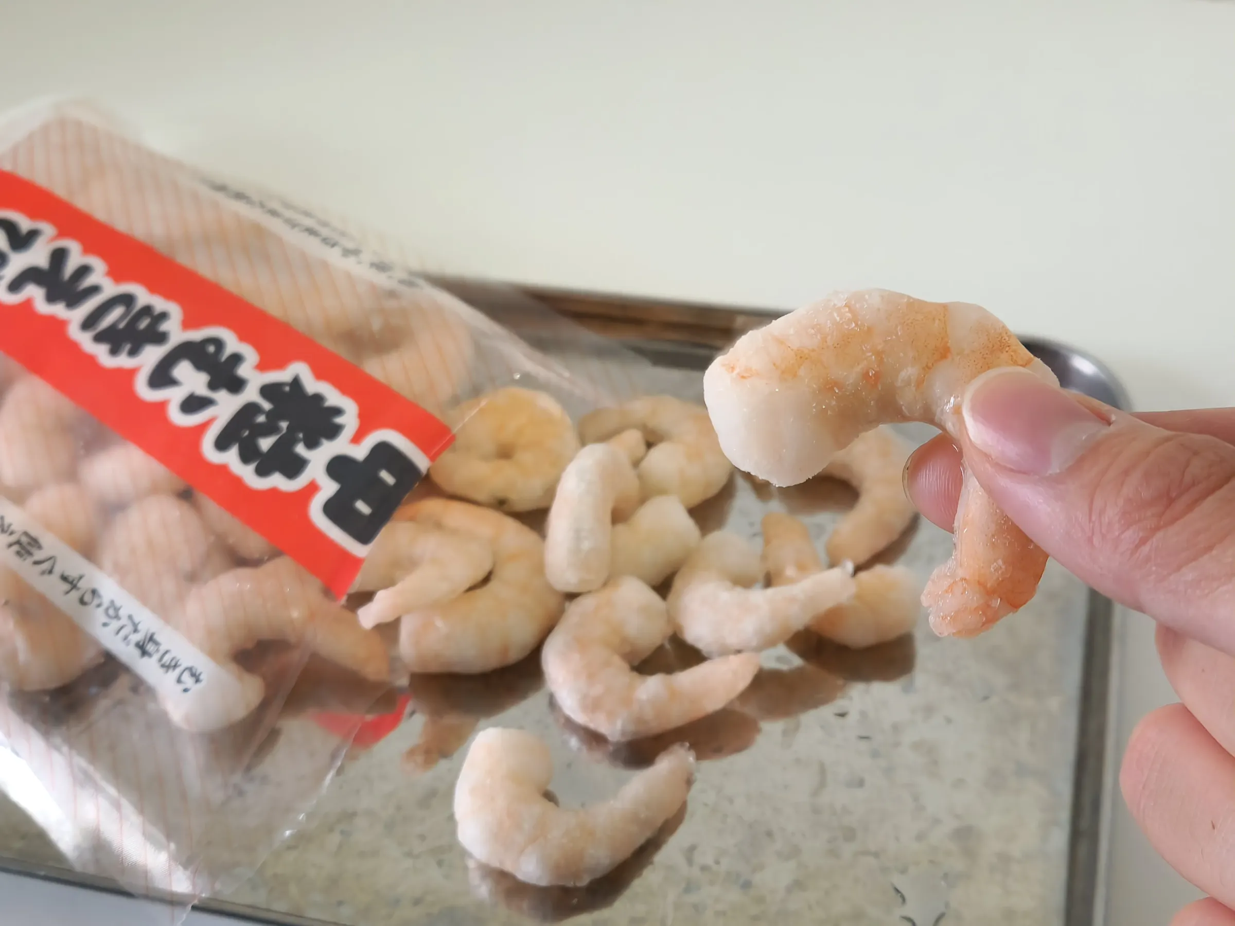 中粒むきえびサイズ