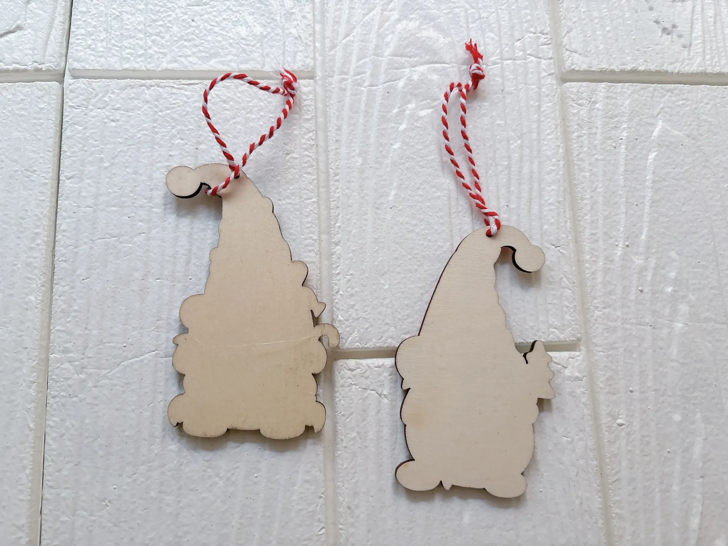 プリントウッドオーナメント裏側