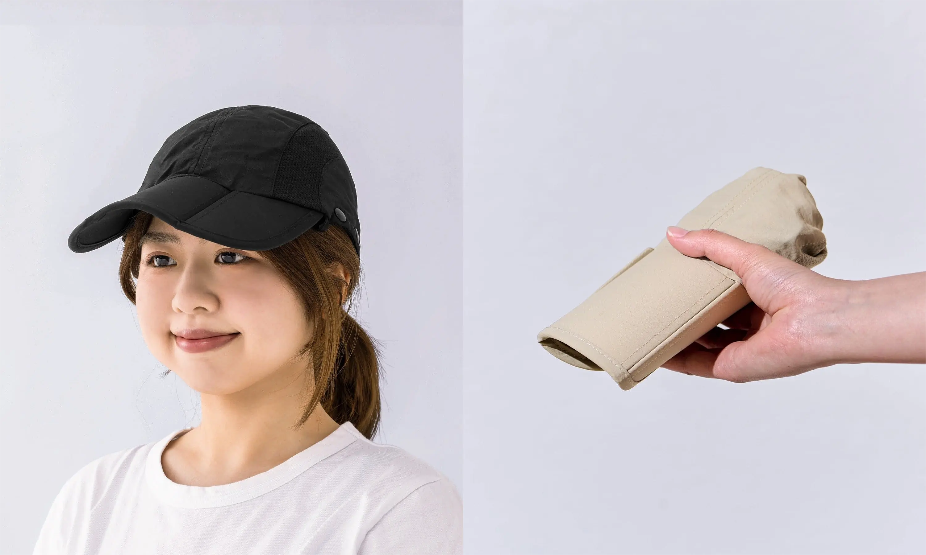 折りたためるUVマルチCAP