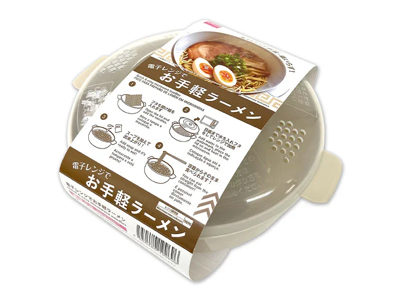 電子レンジでお手軽ラーメン