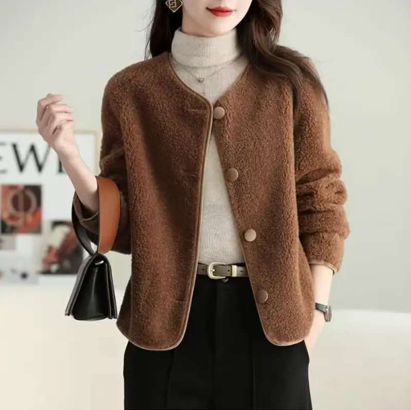 ラム風ファーコート