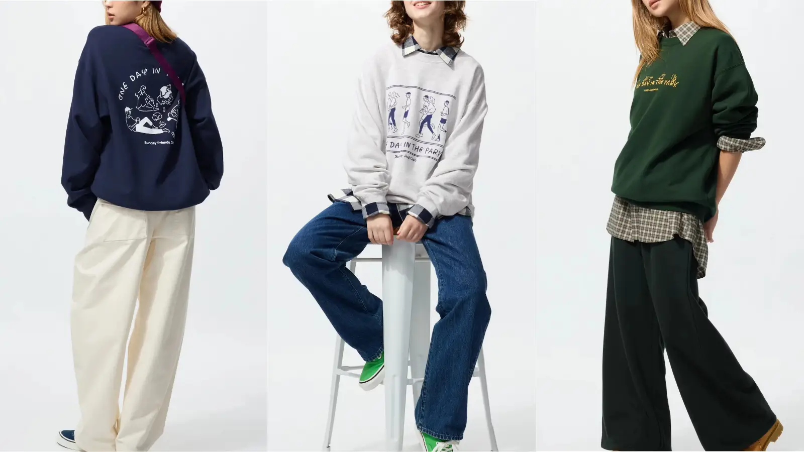 ユニクロスウェットシャツ