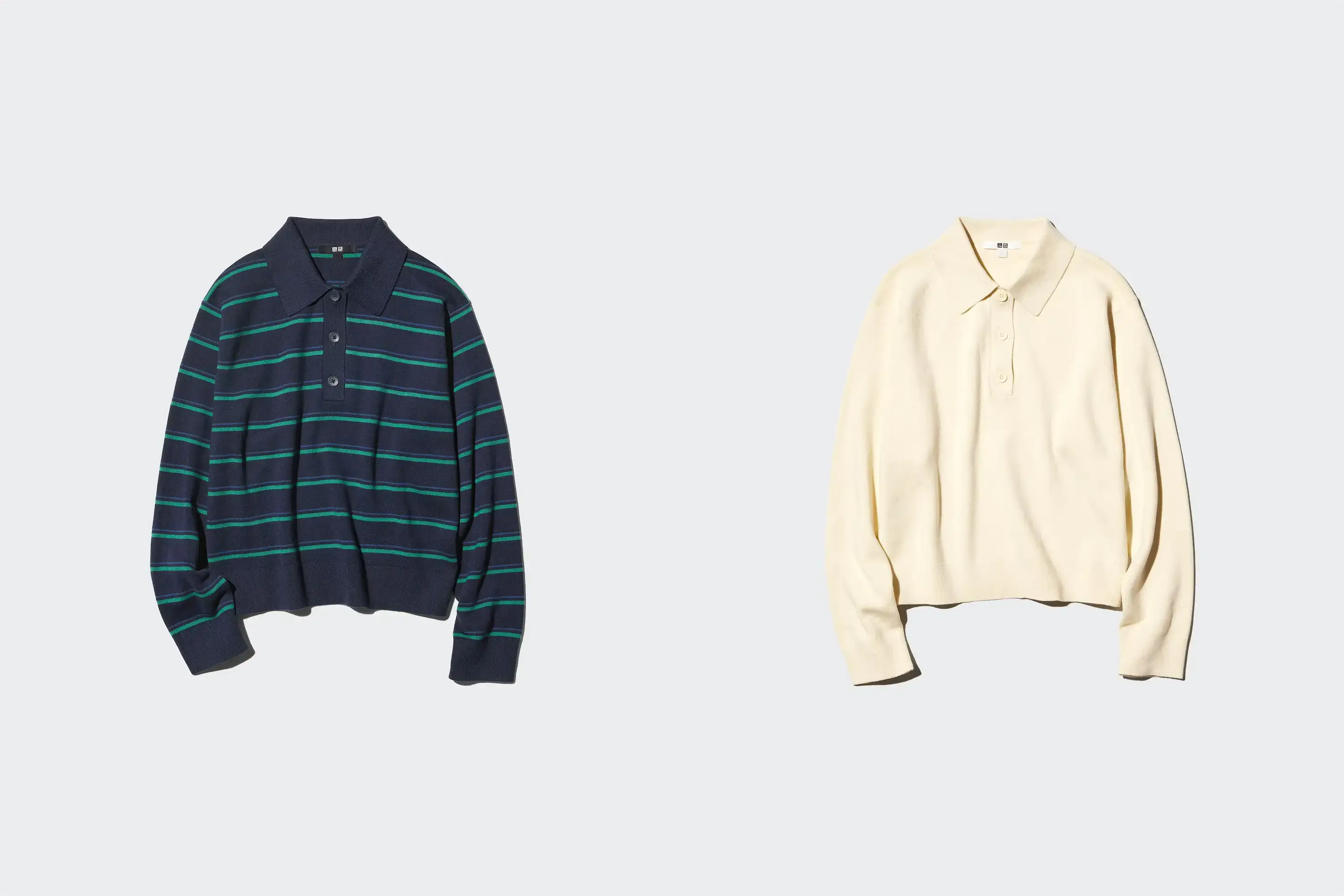 ユニクロスムースコットンポロセーター