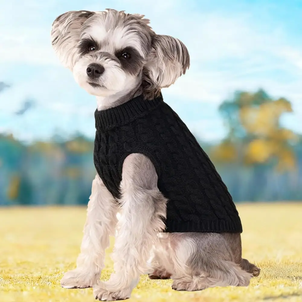 小型・中型犬用のタートルネックプルオーバー