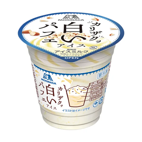 白いパフェアイス