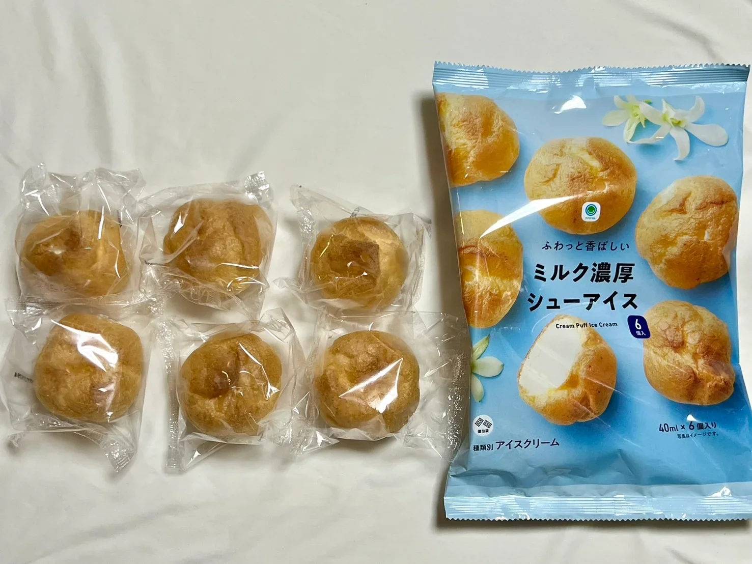 ふわっと香ばしいミルク濃厚シューアイス