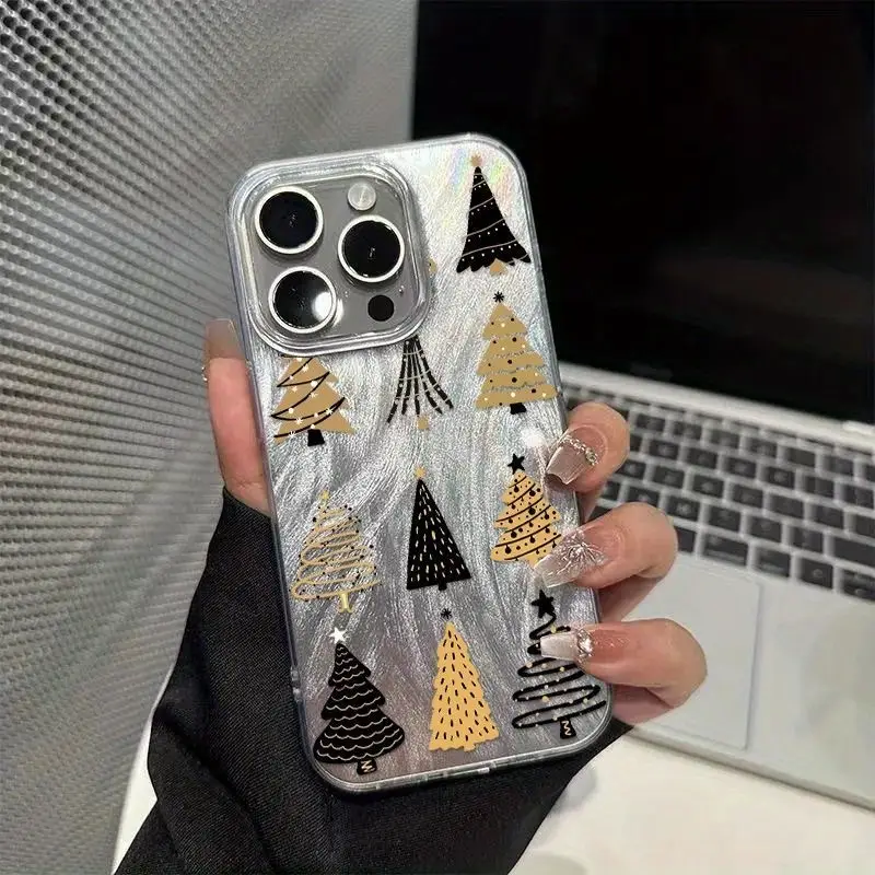 クリスマスツリースマホケース