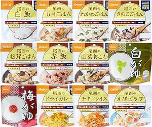 尾西食品 アルファ米12種類セット