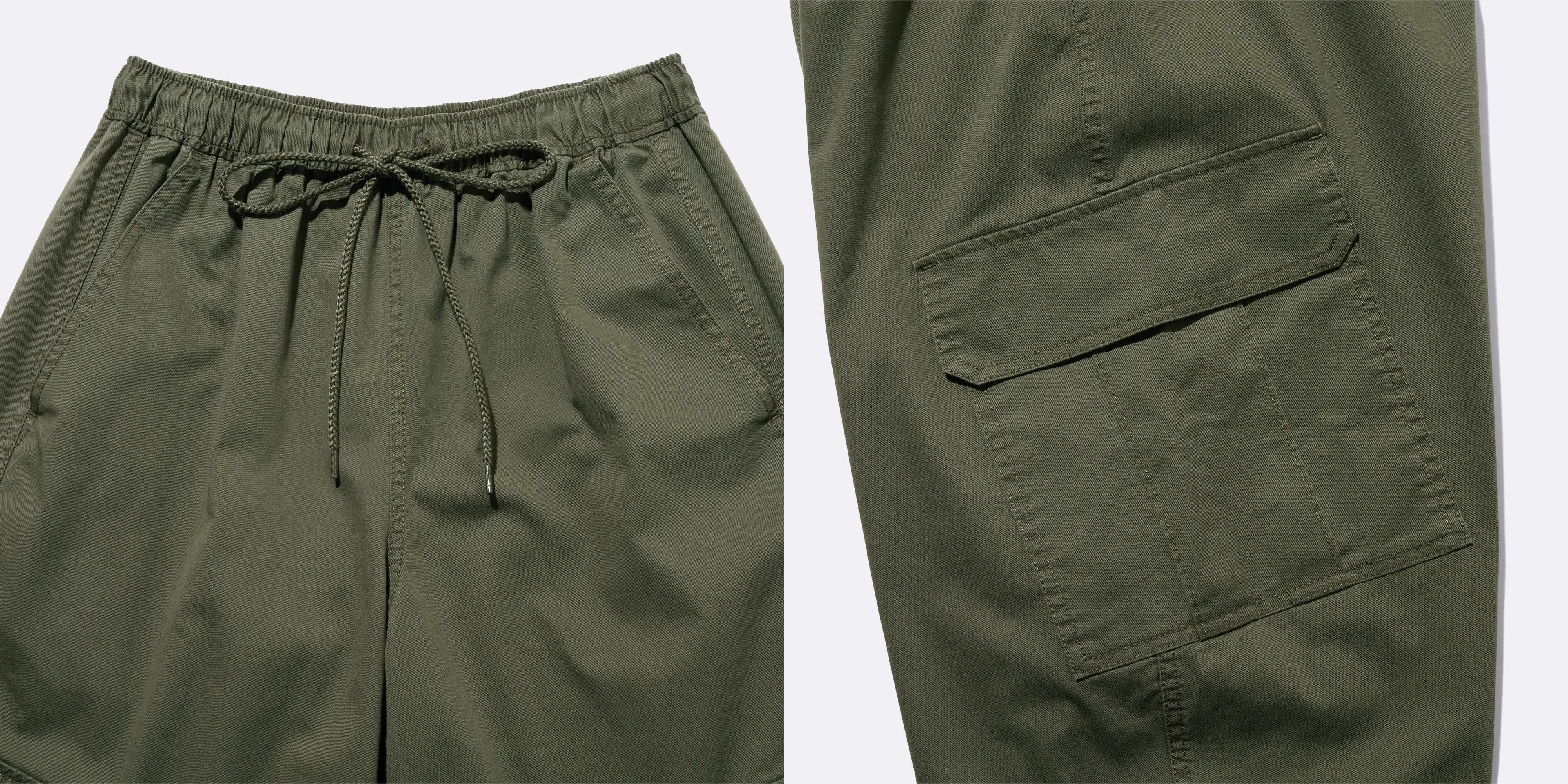 GUカーゴバレルアンクルパンツディティール