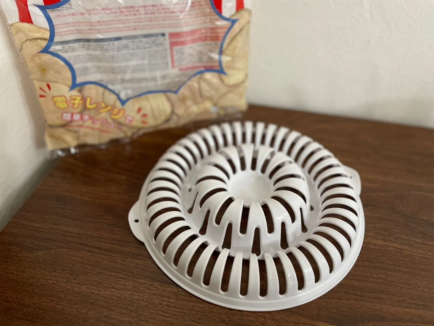 ダイソー電子レンジチップスメーカー