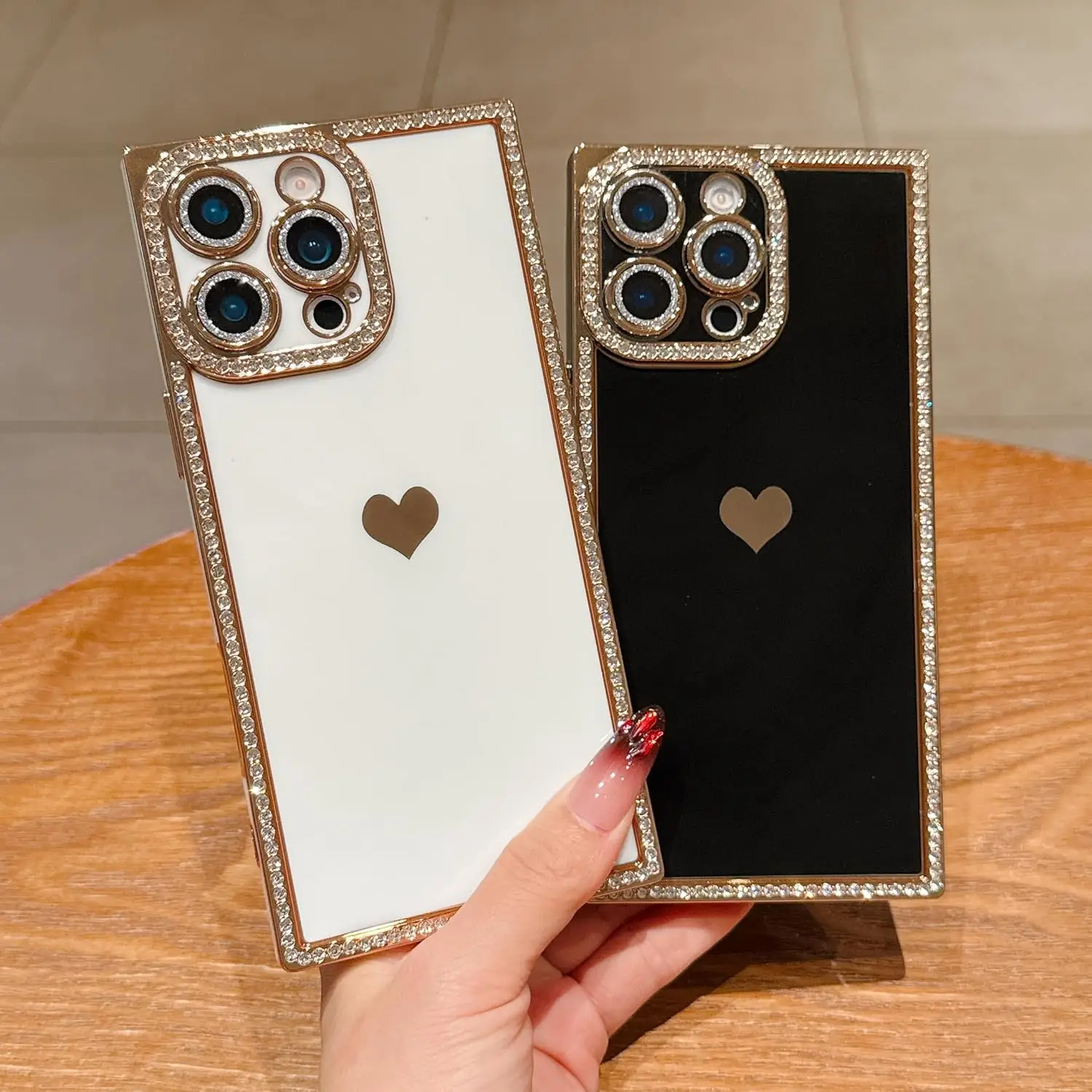 ラインストーンTPUケース