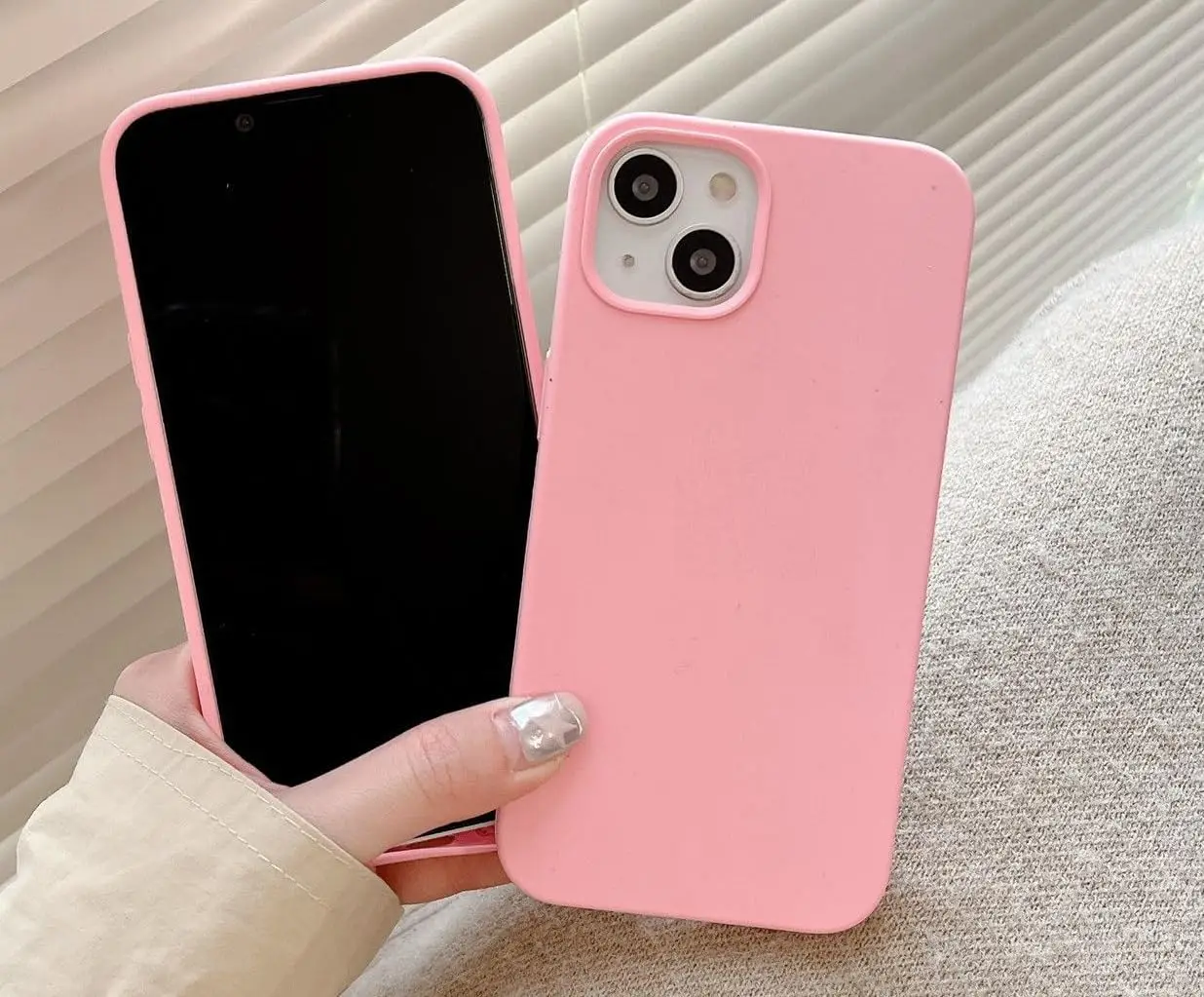 シリコン製スマホケース