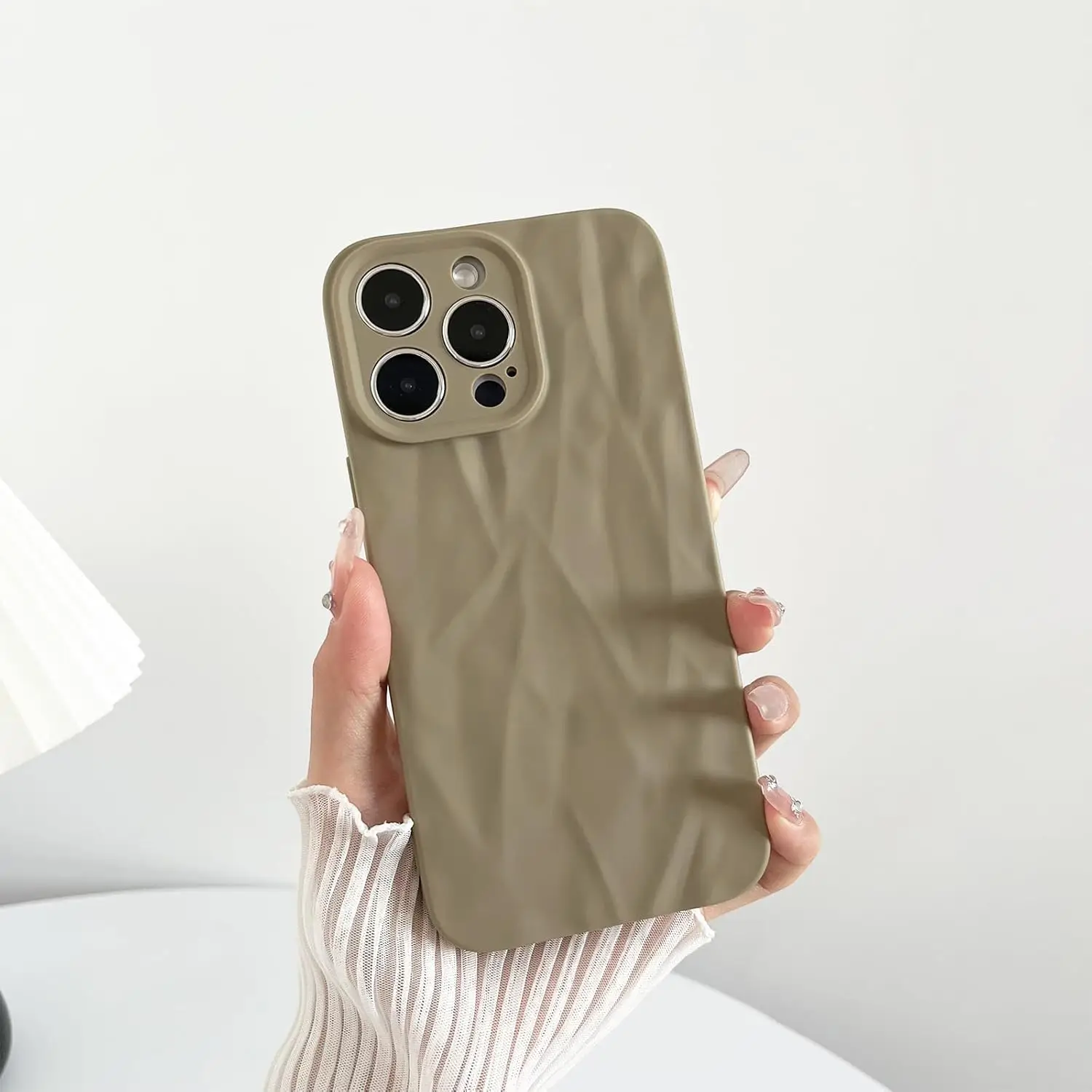 プリーツシリコンフォンケース