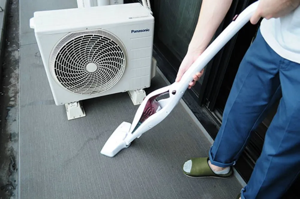 エアコンの室外機の掃除