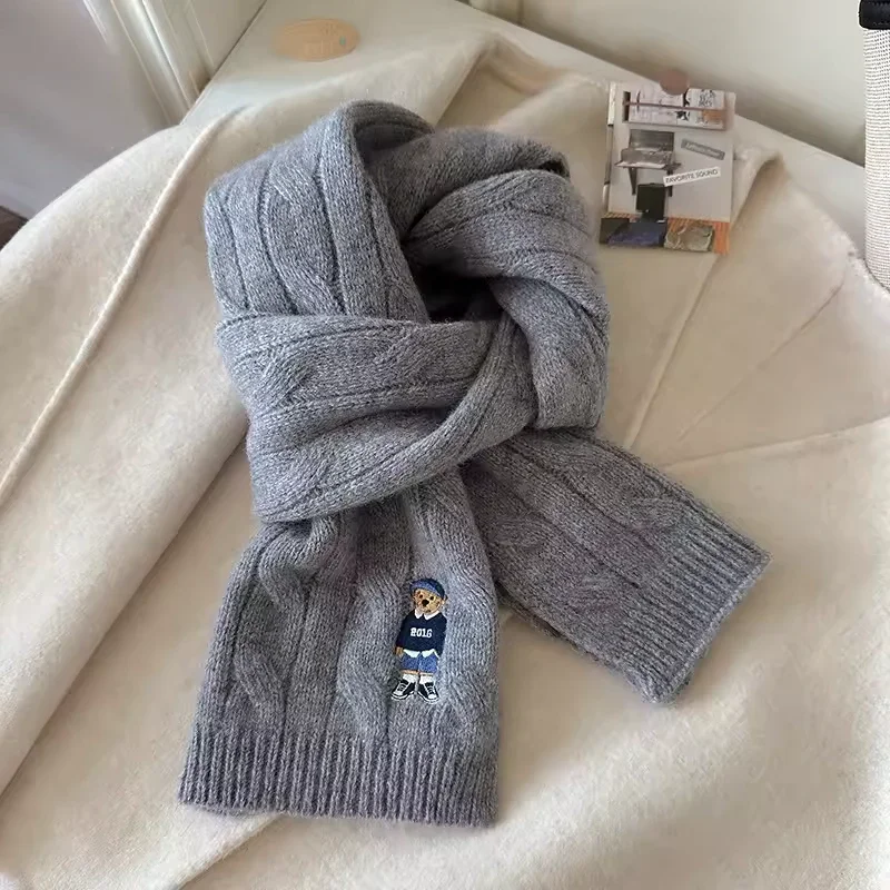 レディース ウールスカーフ リトルベア