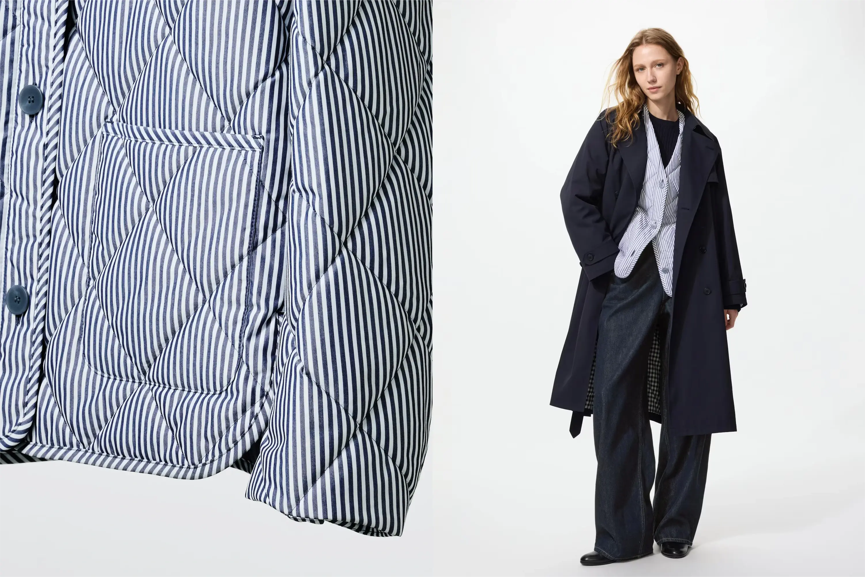 ユニクロパフテックノーカラージャケット