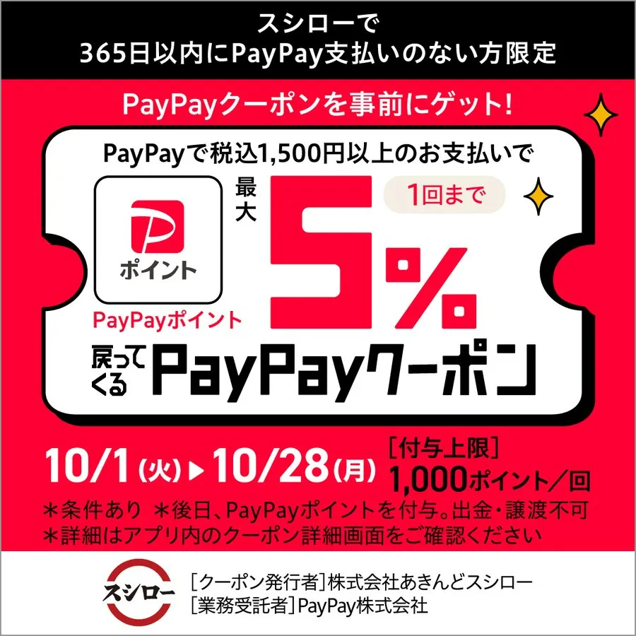 スシロー クーポン