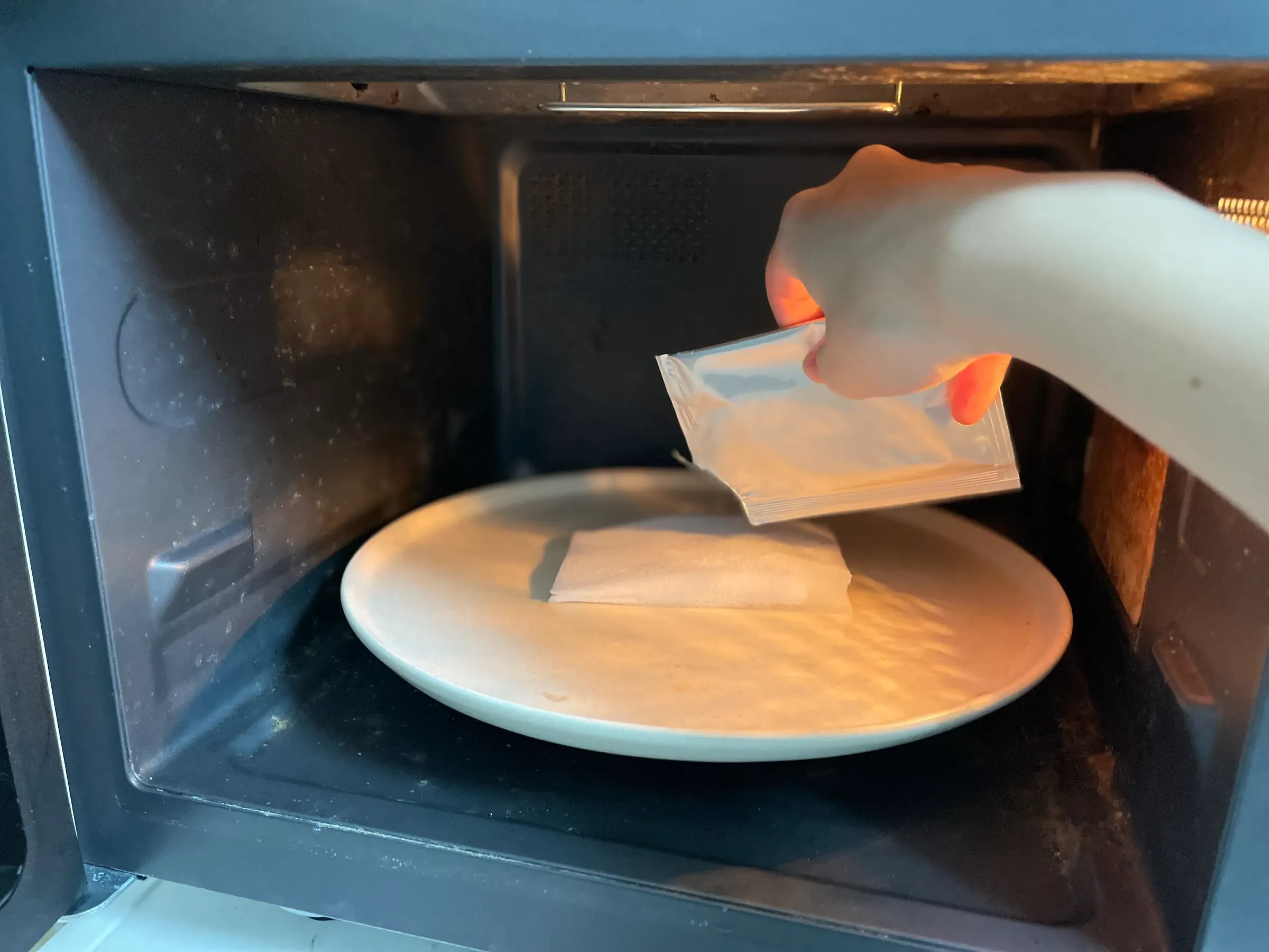 ダイソー電子レンジ掃除