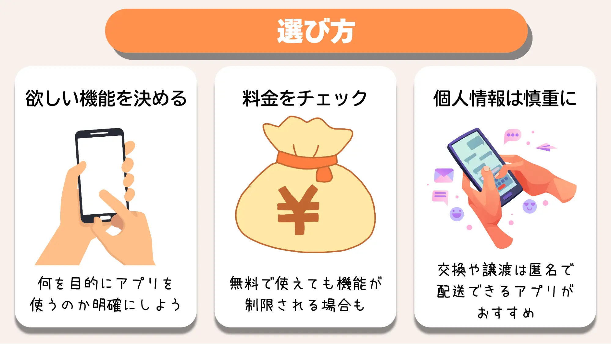 選び方