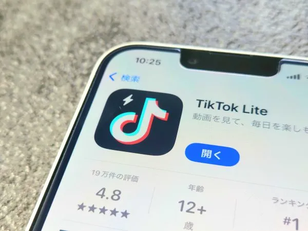 TikTok Lite アプリ