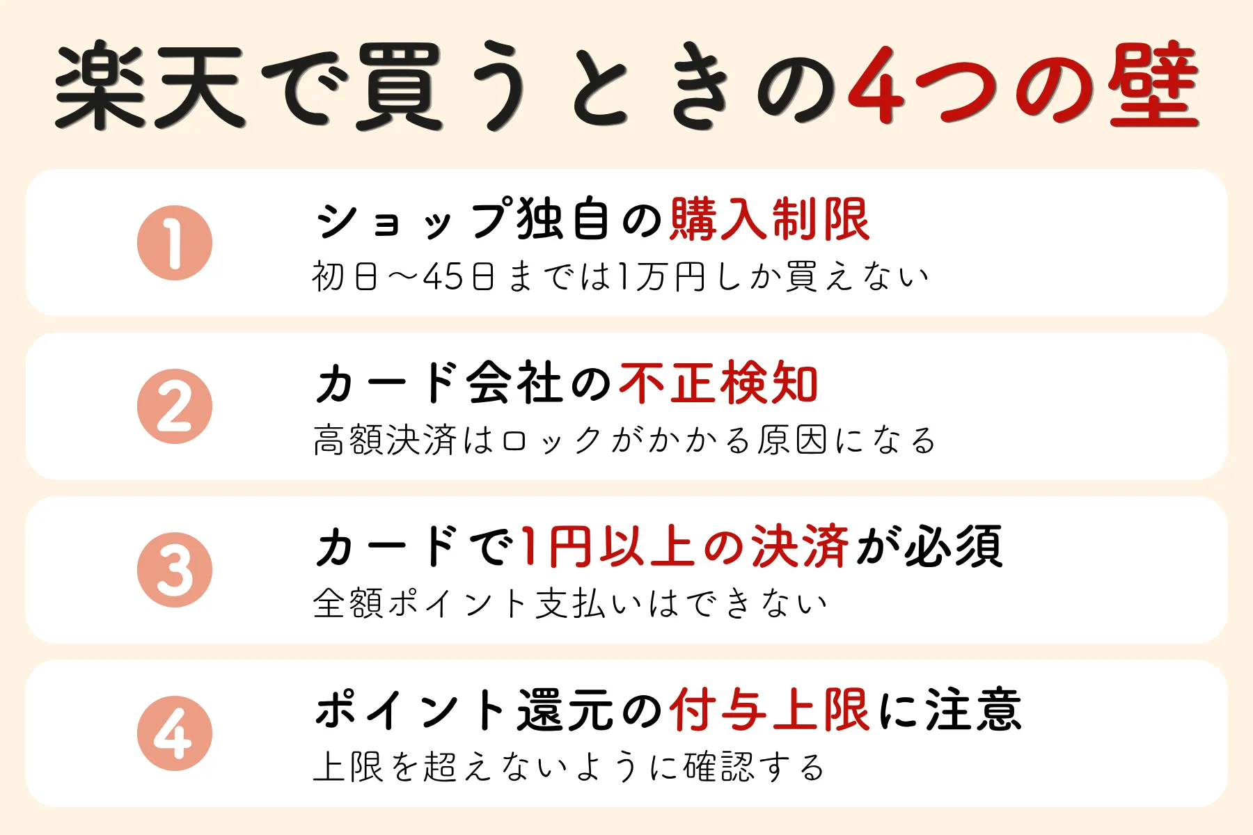 購入時の注意点