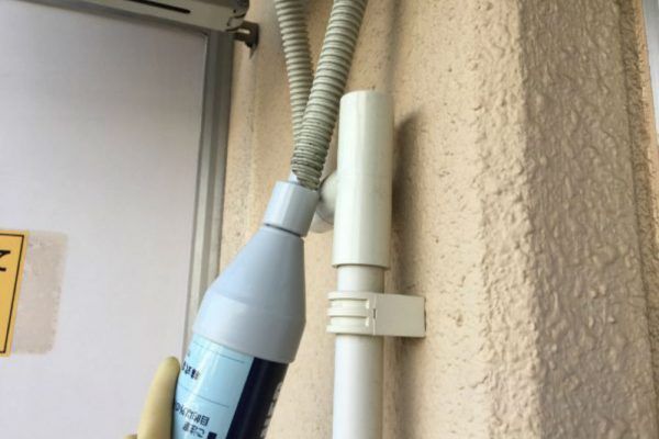 ドレンホースの修理