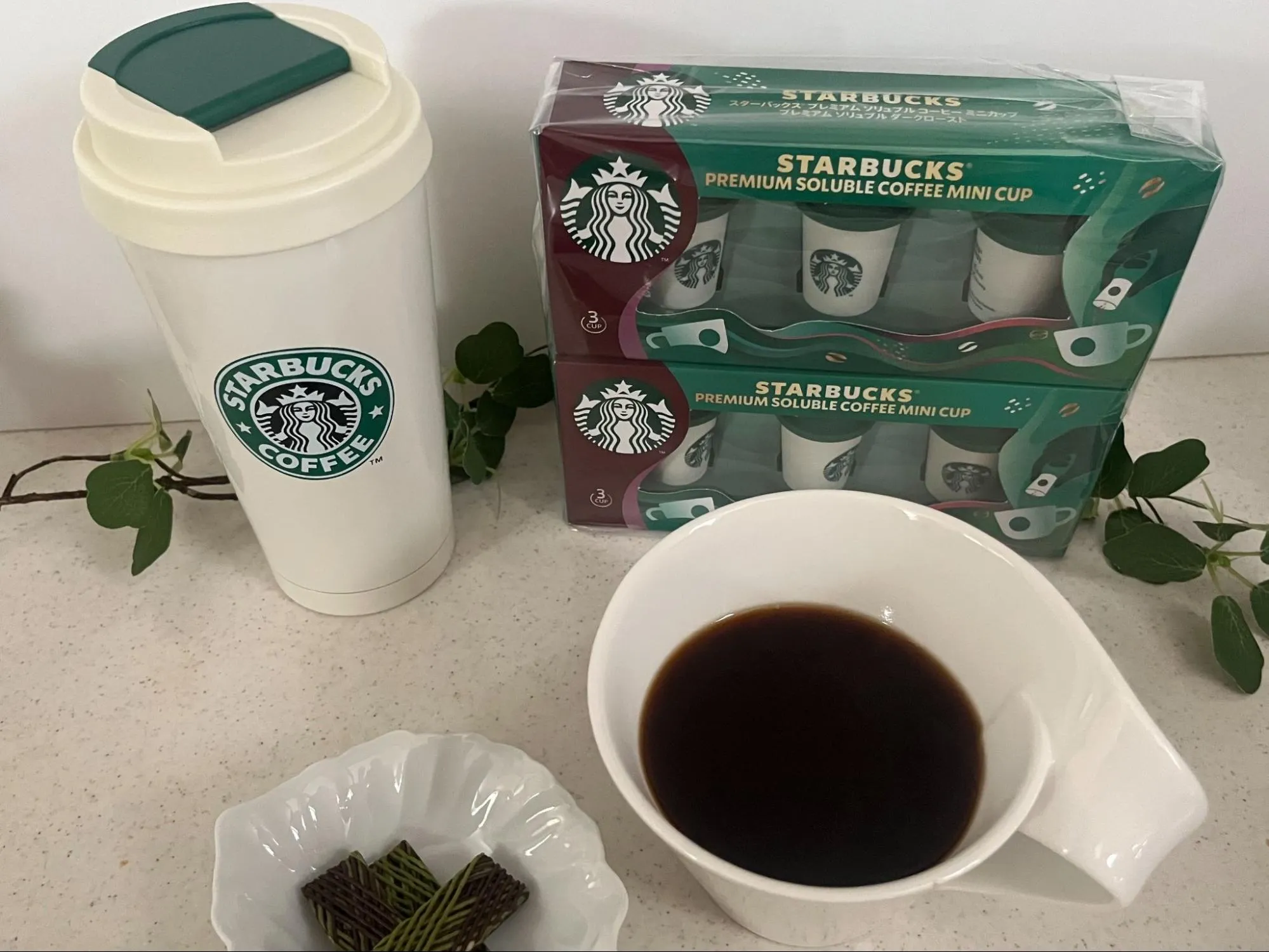 スターバックス® プレミアム ソリュブル コーヒー ミニカップのできあがり画像