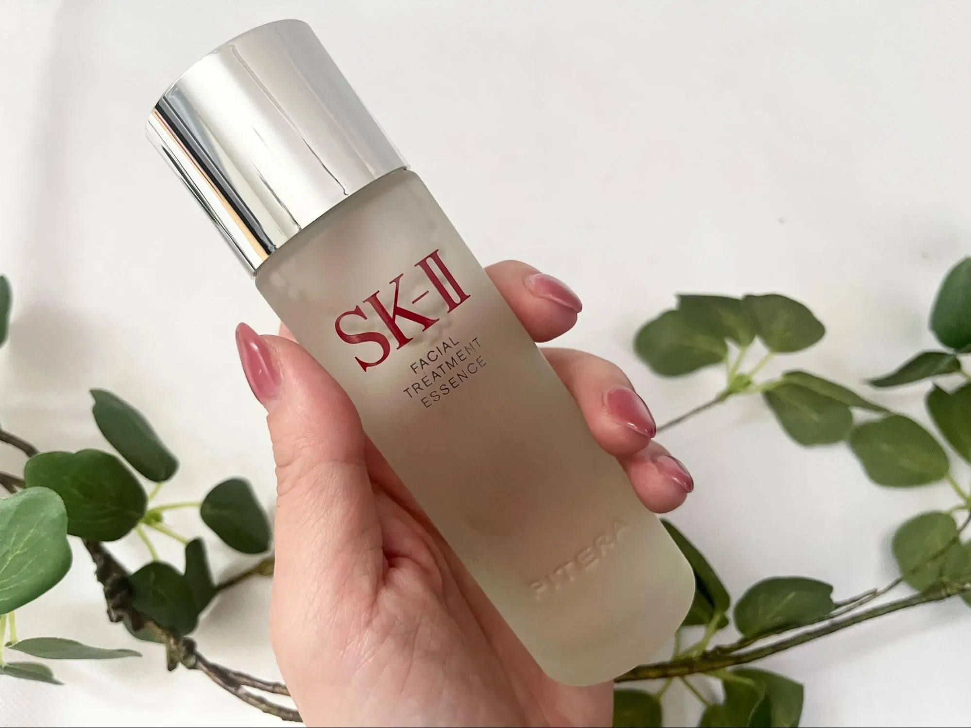 SK-II フェイシャル トリートメント エッセンスのボトルの様子